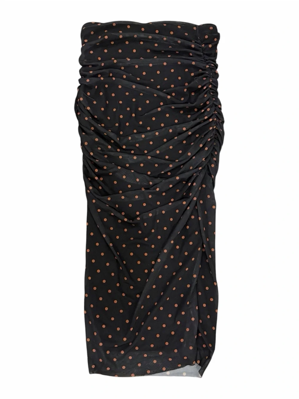 AFRM Riley Skirt With Sepia Dot